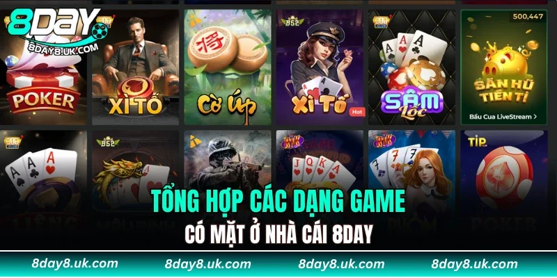 Những thể loại trò chơi Việt tại nhà cái